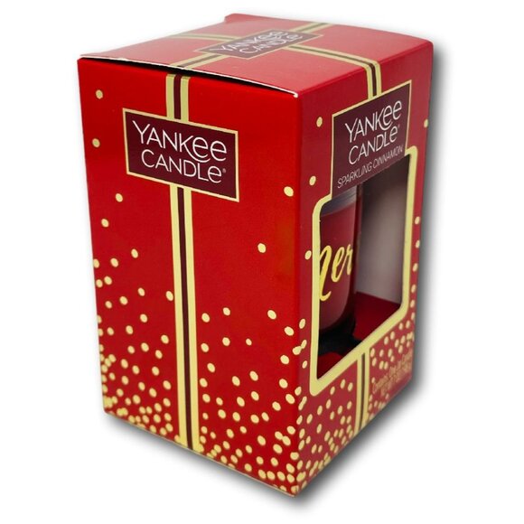 Yankee Candle Merry Sparkling Cinnamon Tumbler Candle Limited Holiday Edition - Picture 2 of 5